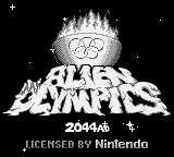 Alien Olympics 2044 AD Title Screen